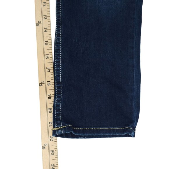 Silver Suki Mid Capri Jeans Size 29 x 22 Dark Wash Mid Rise Stretch Denim Pants - Picture 11 of 12